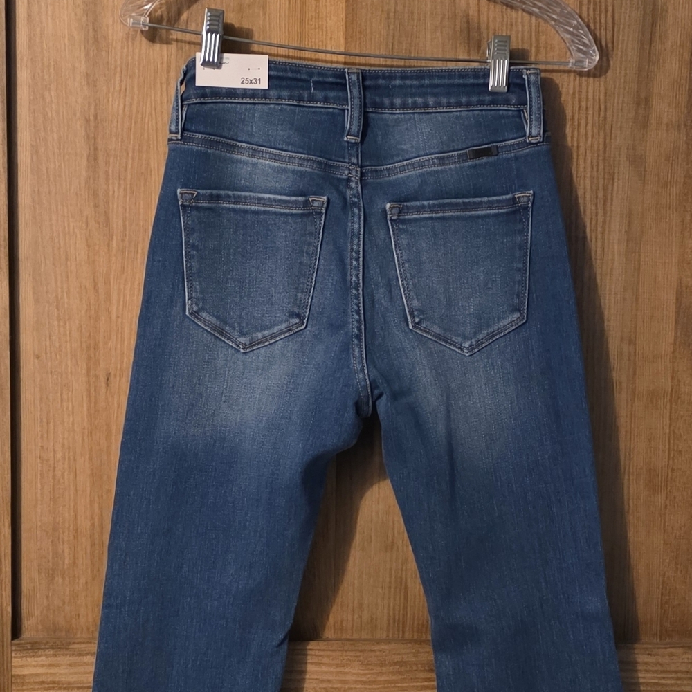 KanCan Dark Blue Flare Jeans - Picture 5 of 7